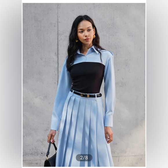 2 in 1 Skinny Panel Polo Shirt - Picture 2 of 7